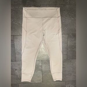Lululemon leggings - light gray, size: 12